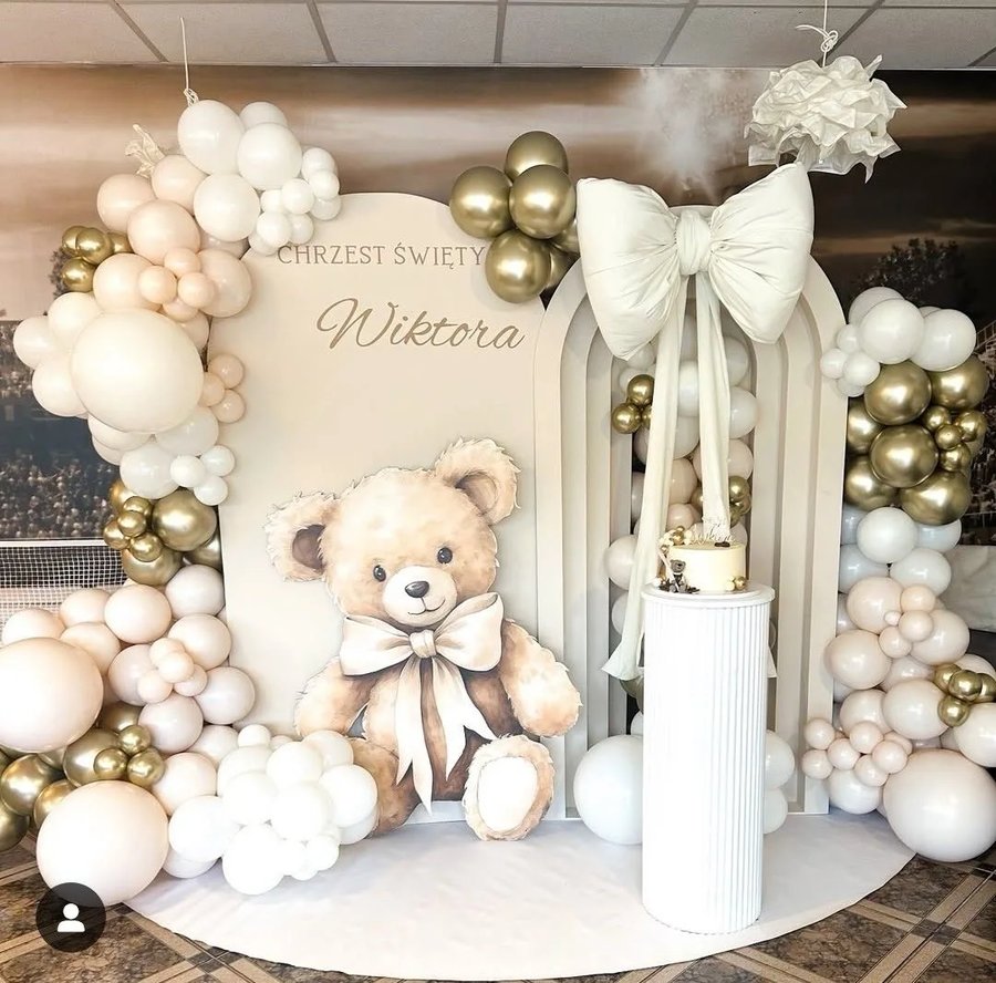 Decor botez cu ursulet